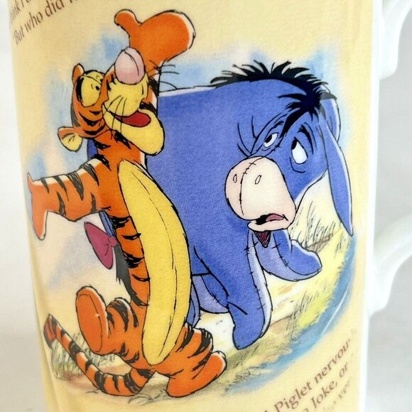 Storybook Winnie The Pooh Disney Mug Eeyore Tigger Fine Bone China Staffordshire - Picture 2 of 9